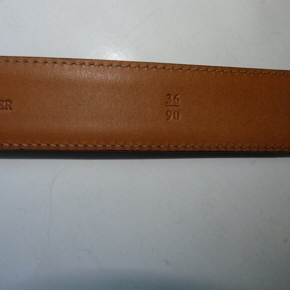 Trafalgar black leather belt 36 - Picture 5 of 5